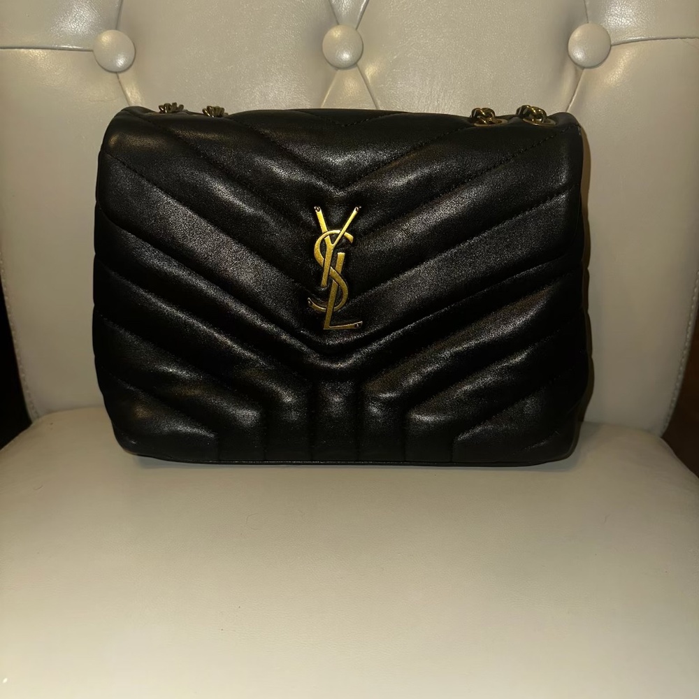 Saint Laurent Loulou small quilted leather bag